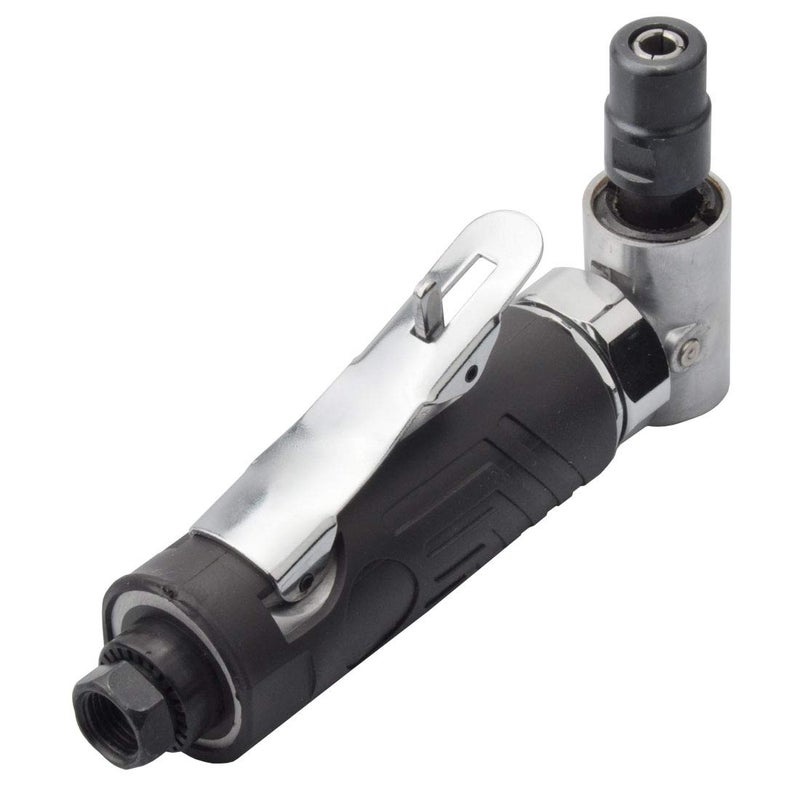 PROSHI 1/4-Inch Air Die Grinder With Rubber Sleeve - 90 Degree Angle Mini Pneumatic Edge Series - Image 5